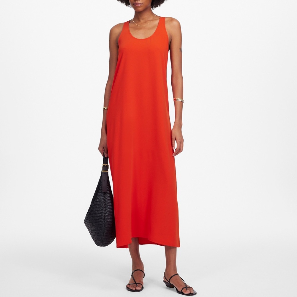 Madewell Sleeveless Scoopneck Midi Dress